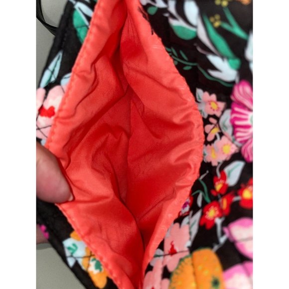 Vera Bradley Black Multi Floral Crossbody Purse (25513) - Picture 9 of 9